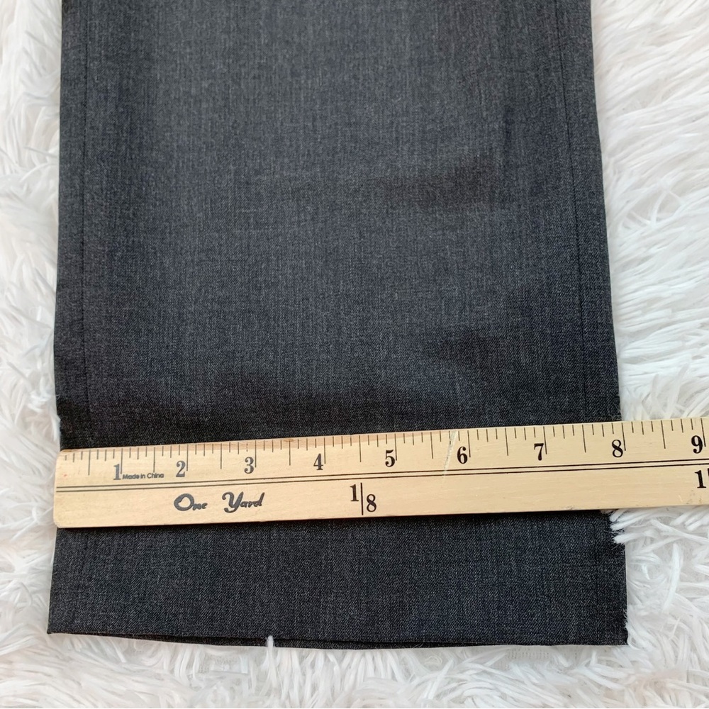 Lafayette 148 Barrow stretch wool‎ straight leg pants trousers grey workwear - Picture 3 of 10